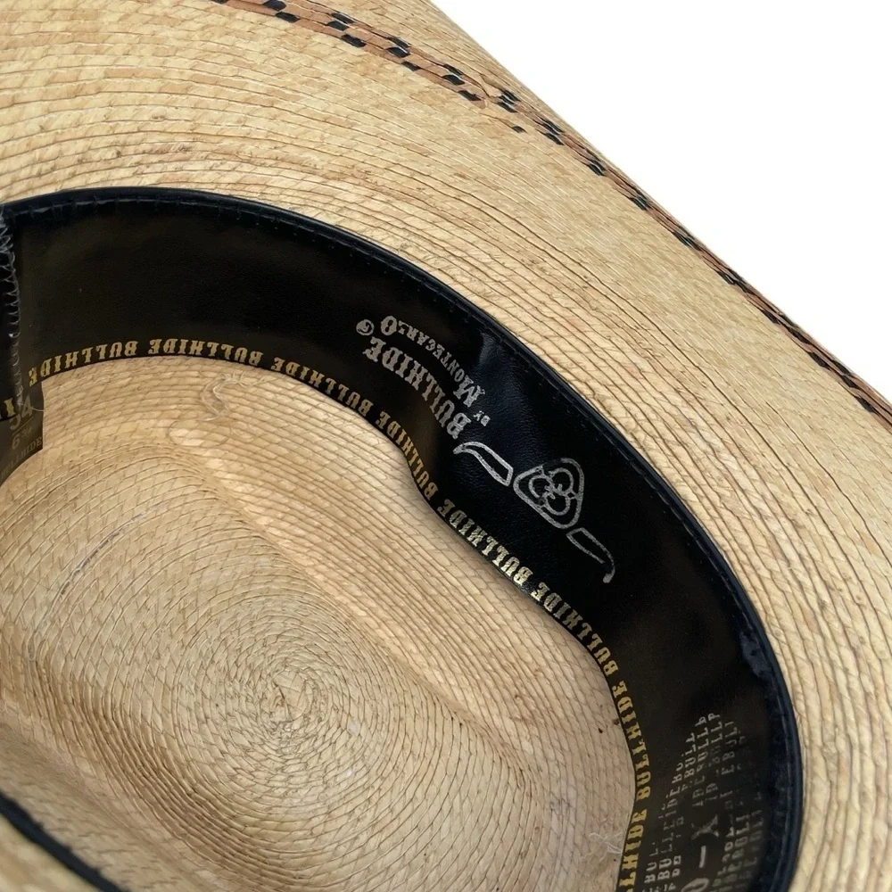 Bullhide straw cowboy hat cowgirl western country festival tan brown